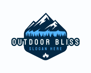 Mountain Lake Forest logo design