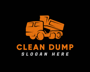 Dump Truck Automobile logo design