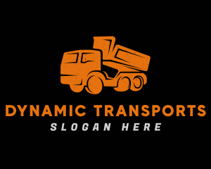 Dump Truck Automobile logo design