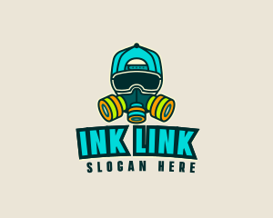 Cool Painter Mask logo design