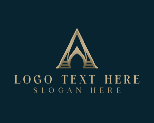 Corporate Luxury Letter A logo