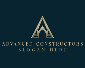 Corporate Luxury Letter A logo design