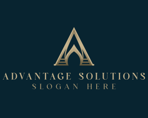 Corporate Luxury Letter A logo design