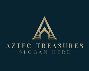 Corporate Luxury Letter A logo design