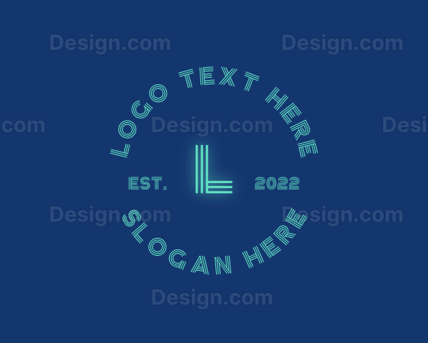 Technology Hipster Badge Logo