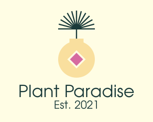 Indoor Plant Decoration  logo design