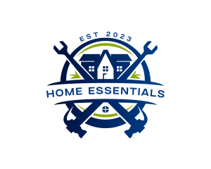 Construction Home Improvement Tools logo design