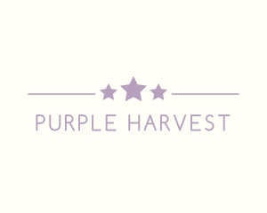 Purple Line Wordmark logo design