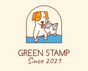 Pet Cat Dog logo design