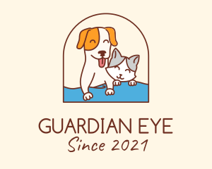 Pet Cat Dog logo design