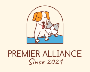 Pet Cat Dog logo design