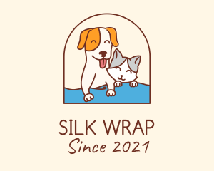 Pet Cat Dog logo design