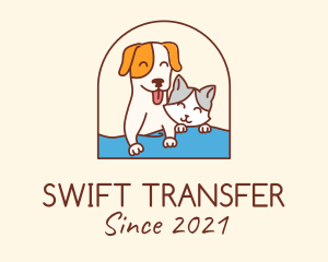 Pet Cat Dog logo design