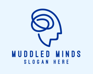 Human Mind Memory logo design