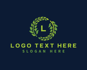 Laurel Wreath Plant Logo