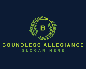 Laurel Wreath Plant logo design