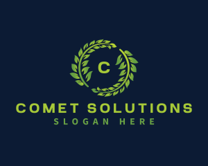 Laurel Wreath Plant logo design