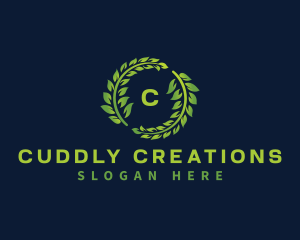 Laurel Wreath Plant logo design