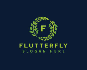 Laurel Wreath Plant logo design