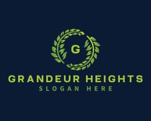 Laurel Wreath Plant logo design