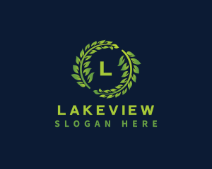 Laurel Wreath Plant logo design