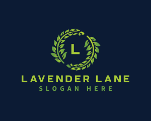 Laurel Wreath Plant logo design