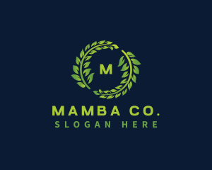 Laurel Wreath Plant logo design