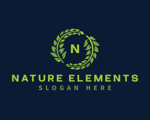 Laurel Wreath Plant logo design