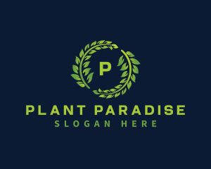 Laurel Wreath Plant logo design