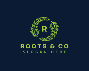 Laurel Wreath Plant logo design