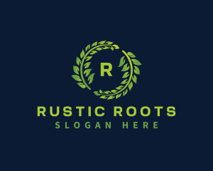 Laurel Wreath Plant logo design