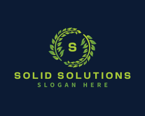 Laurel Wreath Plant logo design