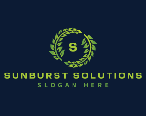 Laurel Wreath Plant logo design