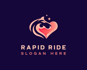 Horse Heart Vet logo design