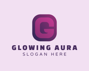 Purple Quote Letter G logo design