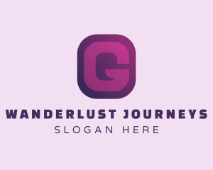 Purple Quote Letter G logo