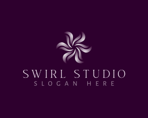 Wellness Floral Swirl logo