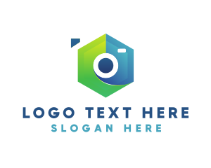 Abstract Hexagon Photography logo