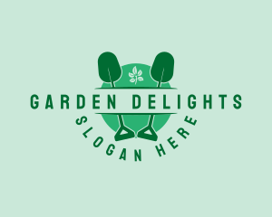 Shovel Leaf Garden logo design