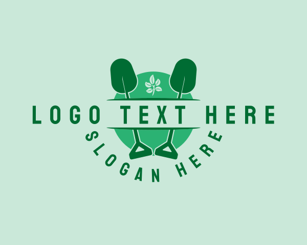 Gardening Tool logo example 1