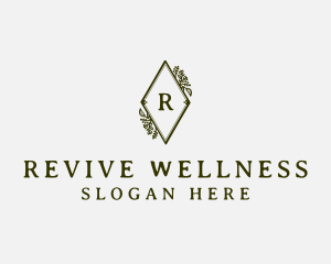 Floral Shield Wellness logo design