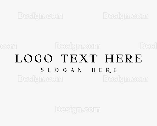 Classic Minimalist Business Logo