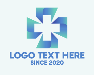 Oncology - Blue Cross Hospital logo design