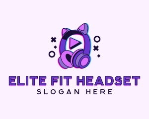 Fun Gamer Headset logo design