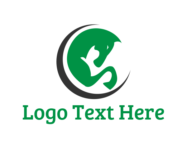 Green logo example 1