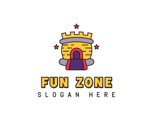 Kiddie Bounce Castle logo design