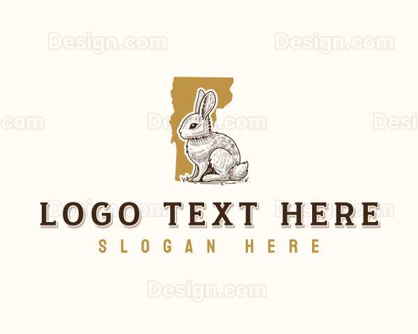 Vermont Bunny Rabbit Logo