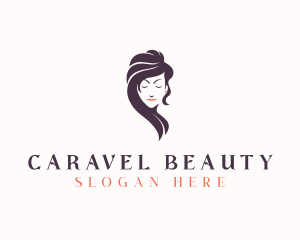 Beauty Salon Woman Hairdresser  logo design