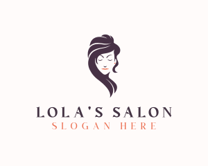 Beauty Salon Woman Hairdresser  logo design