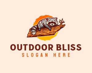 Tennessee Raccoon Wildlife logo design